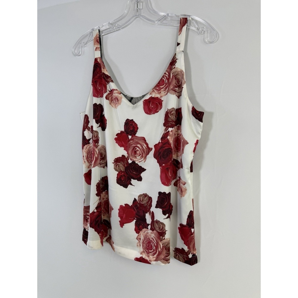 White House Black Market Reversible Tank Women's Sz L NWOT Summer Resort Casual - Picture 5 of 11